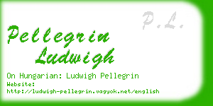 pellegrin ludwigh business card